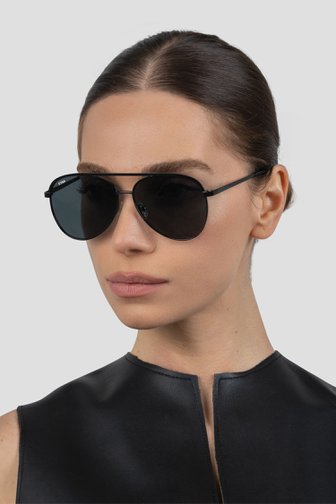 Voorkant van Zwarte aviator zonnebril - Charlie  door Otra voor Dames