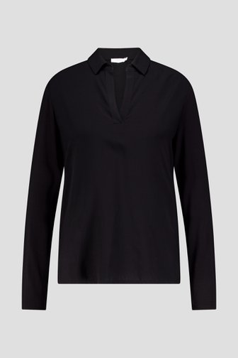 Productfoto 1 van Zwarte blouse met V-hals door Liberty Island voor Dames