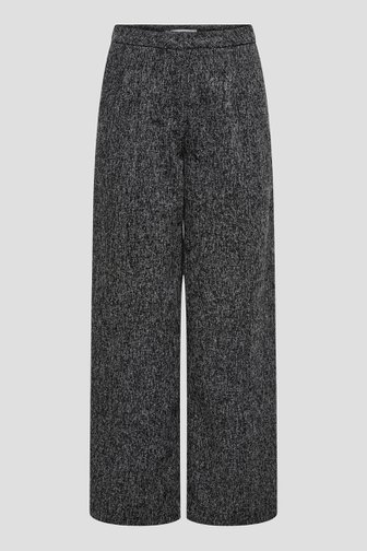 Productfoto 1 van Zwarte broek met beenplooi door JDY voor Dames