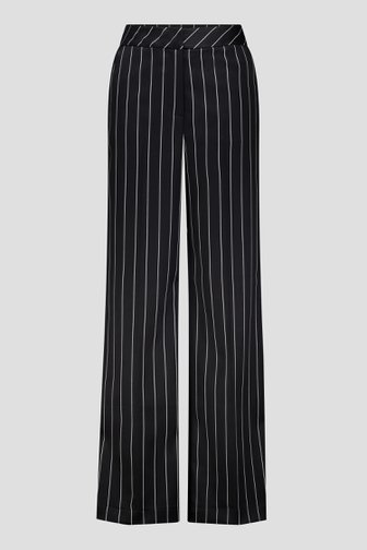 Zwarte broek met krijtstreep van D'Auvry voor Dames