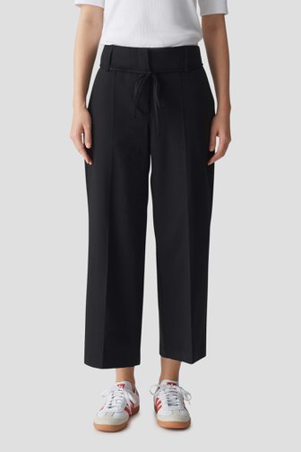 Opus Zwarte culotte met striklint