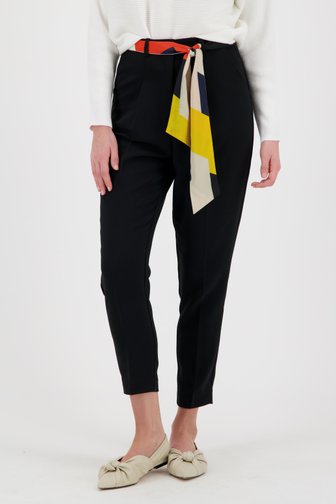 Zwarte geklede broek van D'Auvry voor Dames