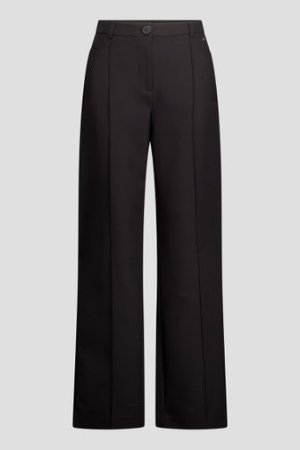 Productfoto 1 van Zwarte geklede broek - Straight fit door Claude Arielle voor Dames