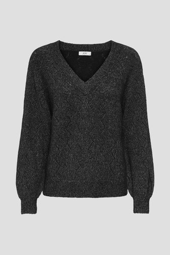Productfoto 1 van Zwarte glittertrui door JDY voor Dames
