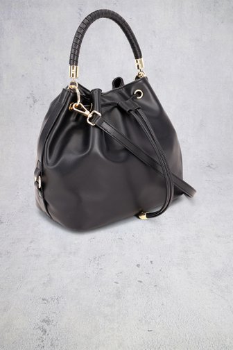 Voorkant van Zwarte handtas door Liberty Island voor Dames