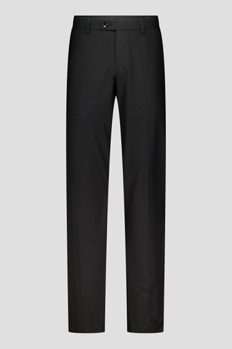 Voorkant van Zwarte kostuumbroek - Regular fit - Rock door Dansaert Black voor Heren