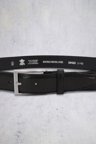 Productfoto 1 van Zwarte lederen riem door Michaelis voor Heren