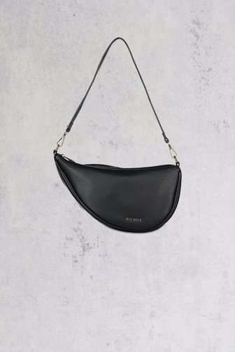Zwarte moonbag-handtas met leatherlook van Bulaggi voor Dames
