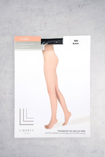 Voorkant van Zwarte panty - 15 den door Liberty Island voor Dames