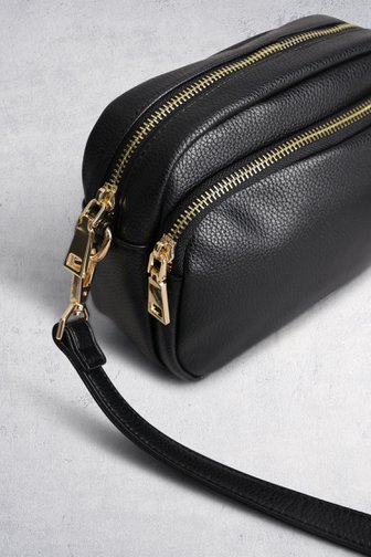 Voorkant van Zwarte schoudertas door Liberty Island voor Dames