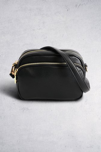 Voorkant van Zwarte schoudertas door Liberty Island voor Dames