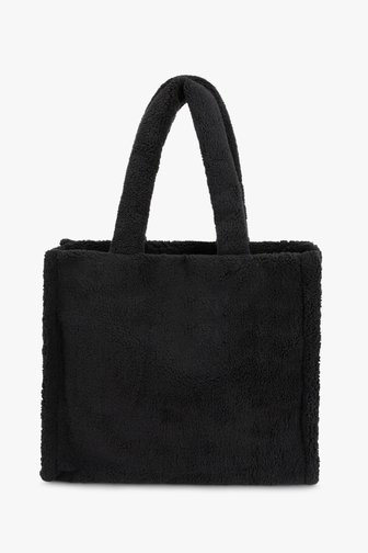 Zwarte shopper in zacht teddy van Liberty Island voor Dames