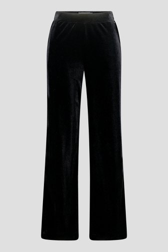 Zwarte velvet broek van Claude Arielle voor Dames