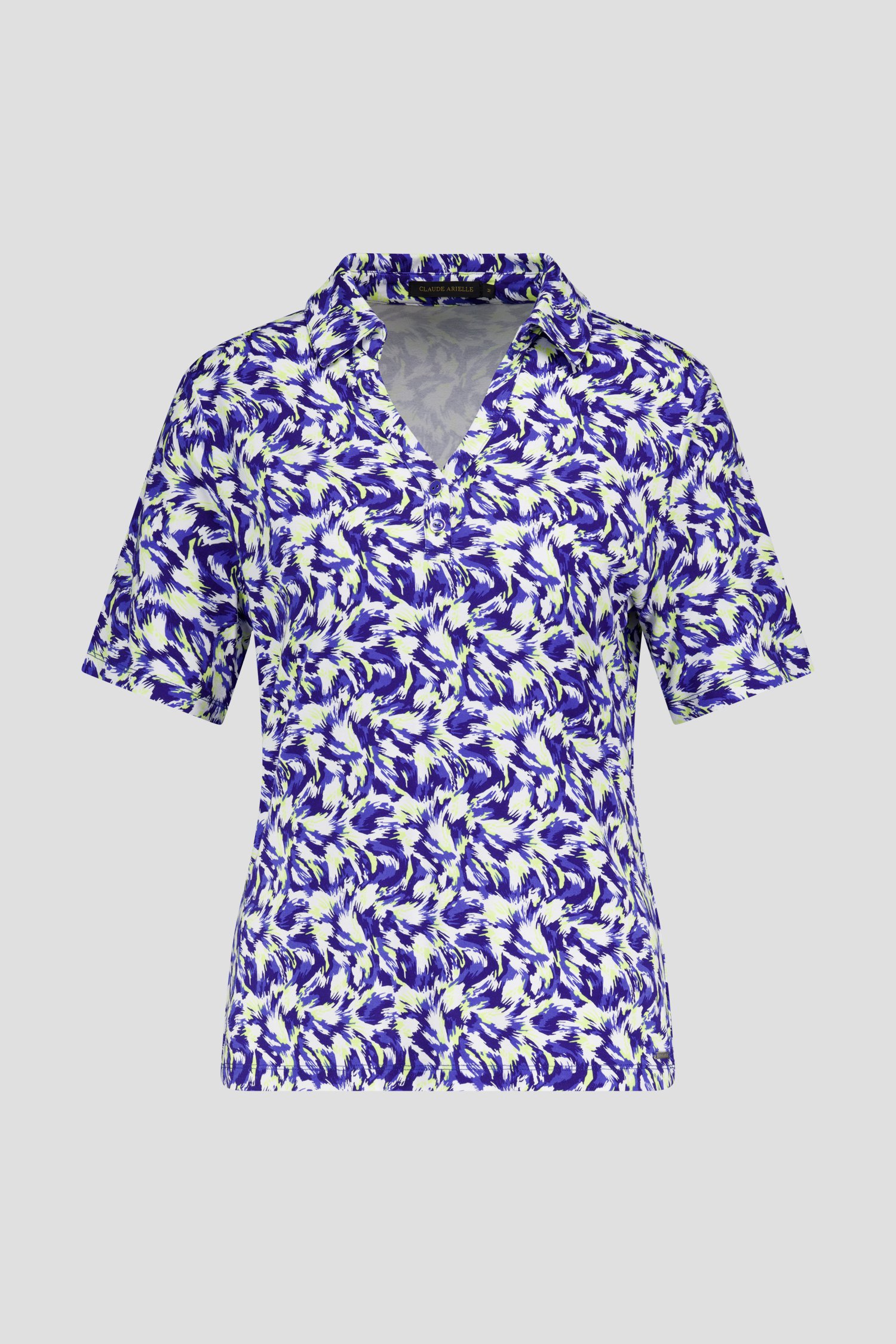 
Polo bleu foncé avec impression de Claude Arielle pour Femmes
