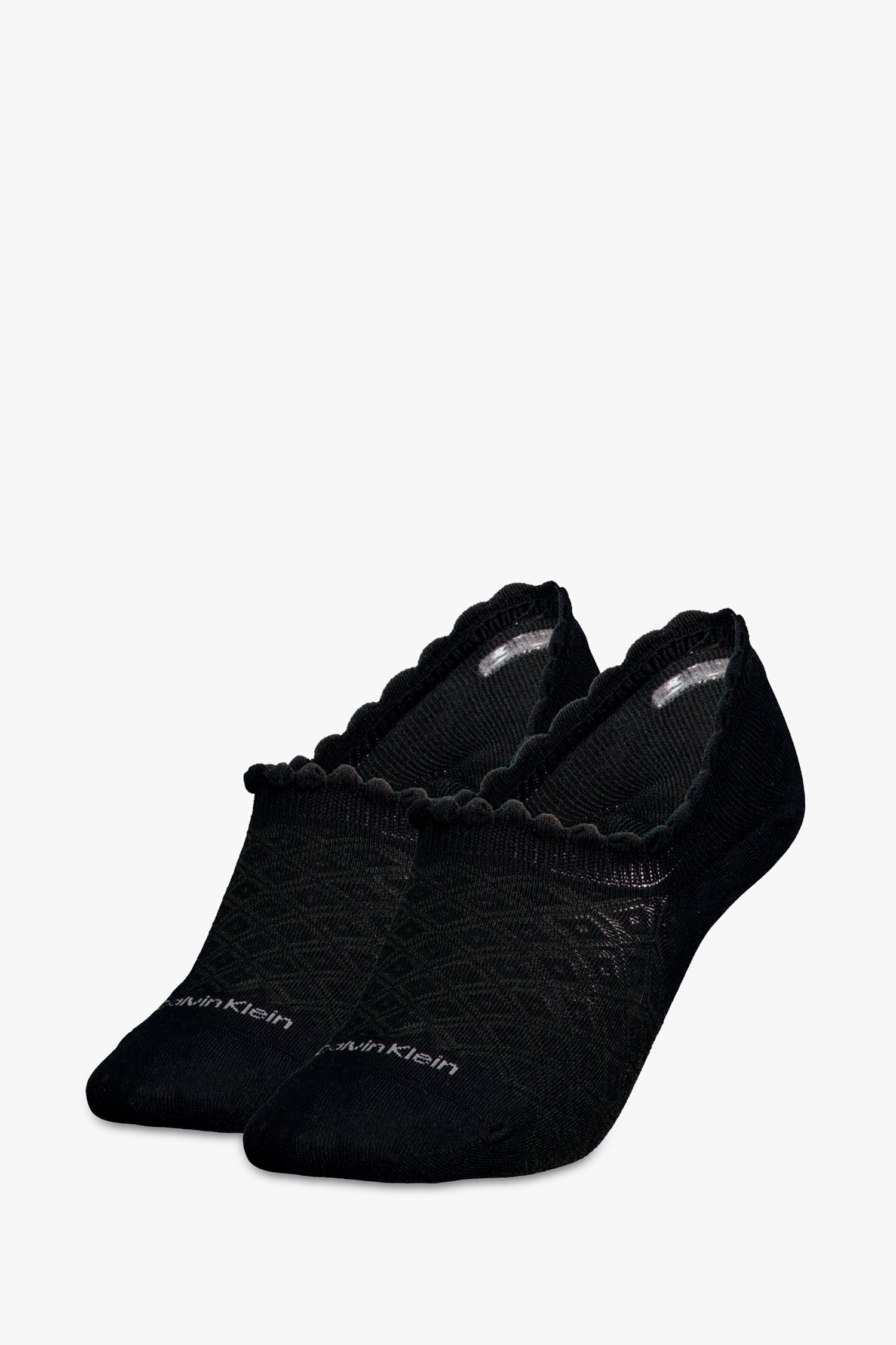 2 paar zwarte footies - one size van CALVI voor Dames
