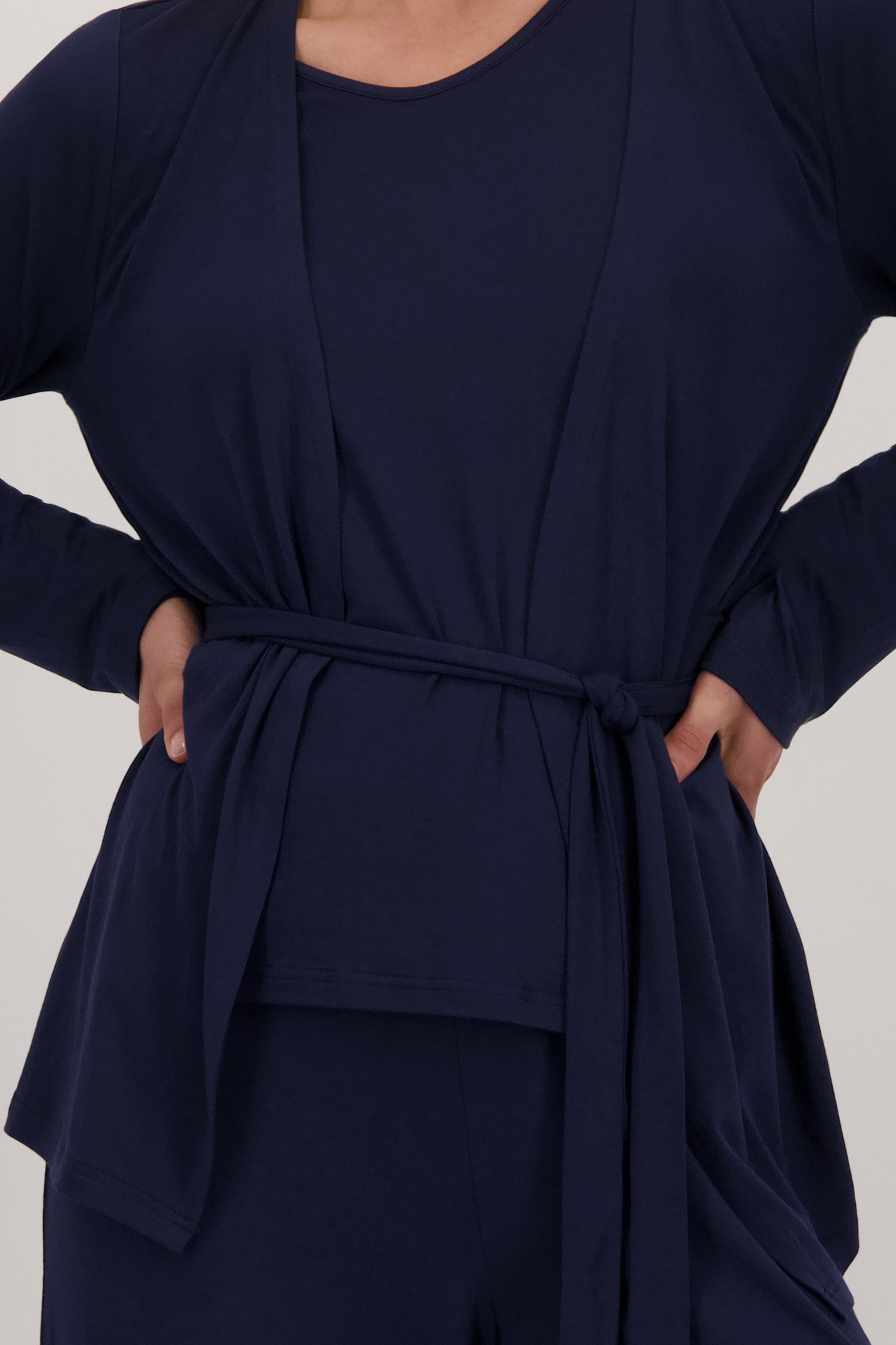 3-delige pyjamaset - donkerblauw van Liberty Island voor Dames