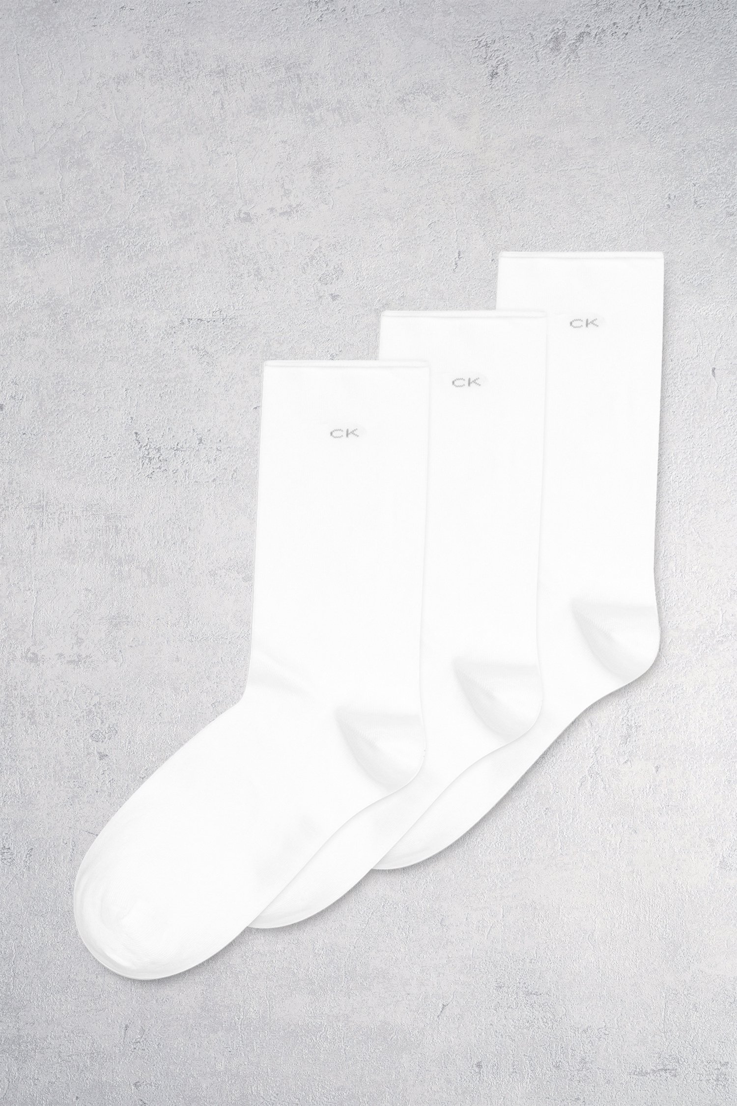 3 paar witte sokken - onz size van Calvin Klein voor Dames