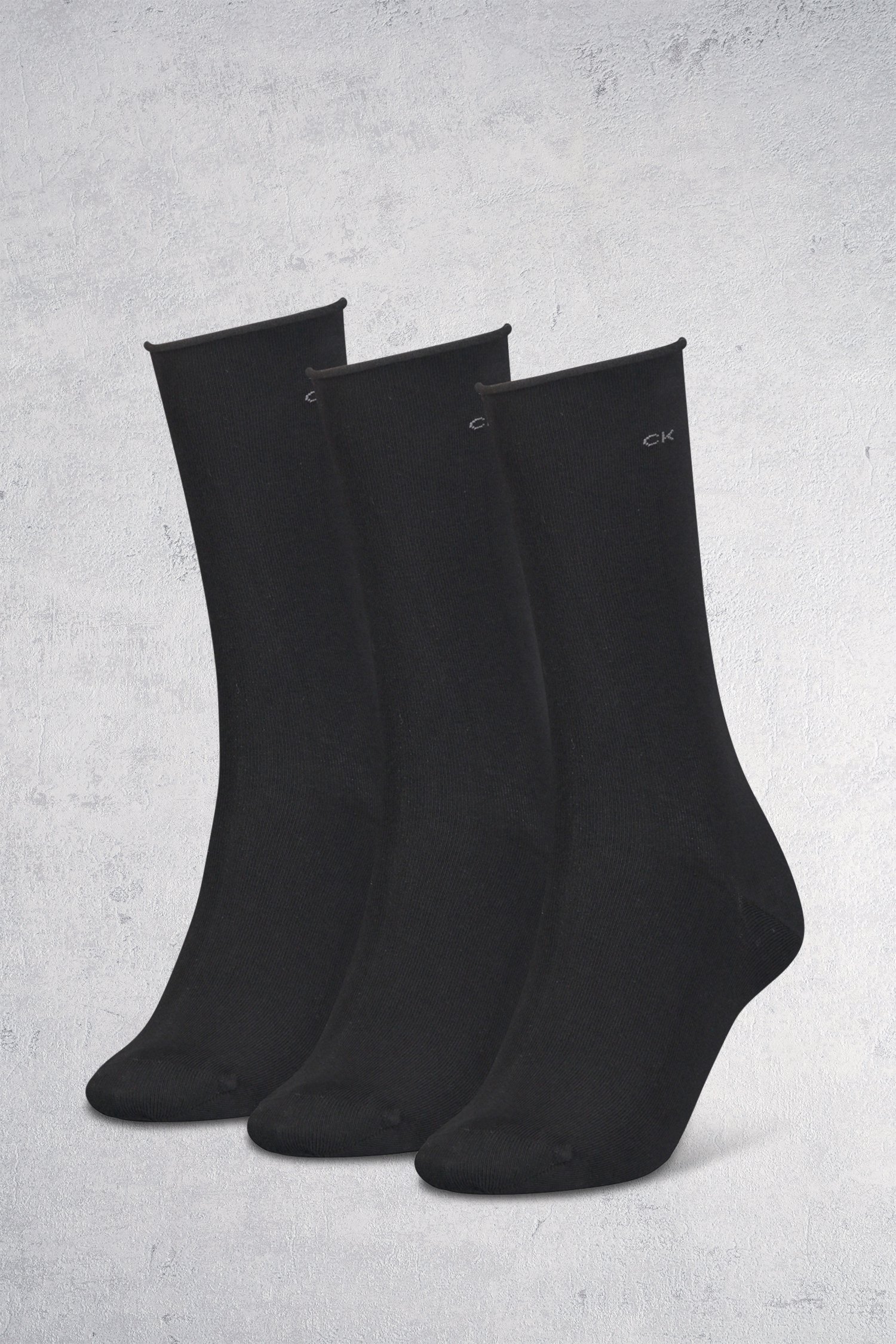 3 paires de chaussettes noires - taille unique de Calvin Klein pour Femmes