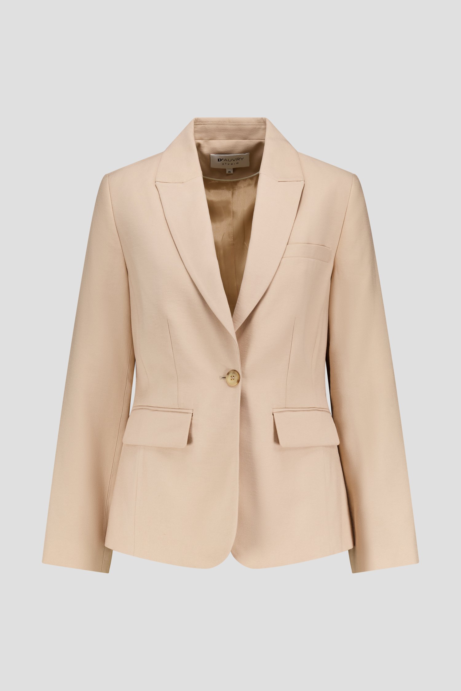 Beige blazer van DAUST voor Dames