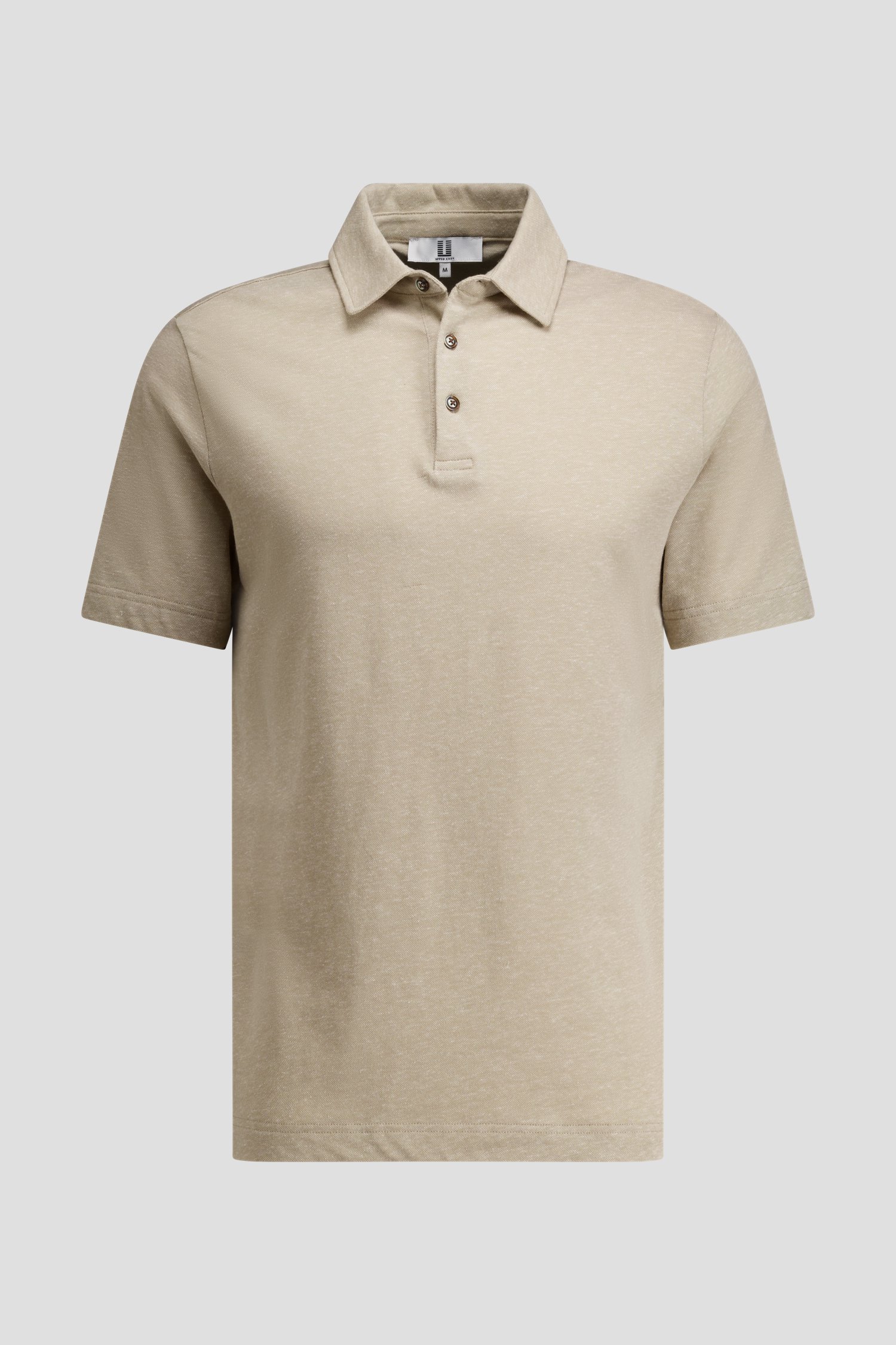 Productfoto 1 van Beige gemêleerde polo door Upper East voor Heren