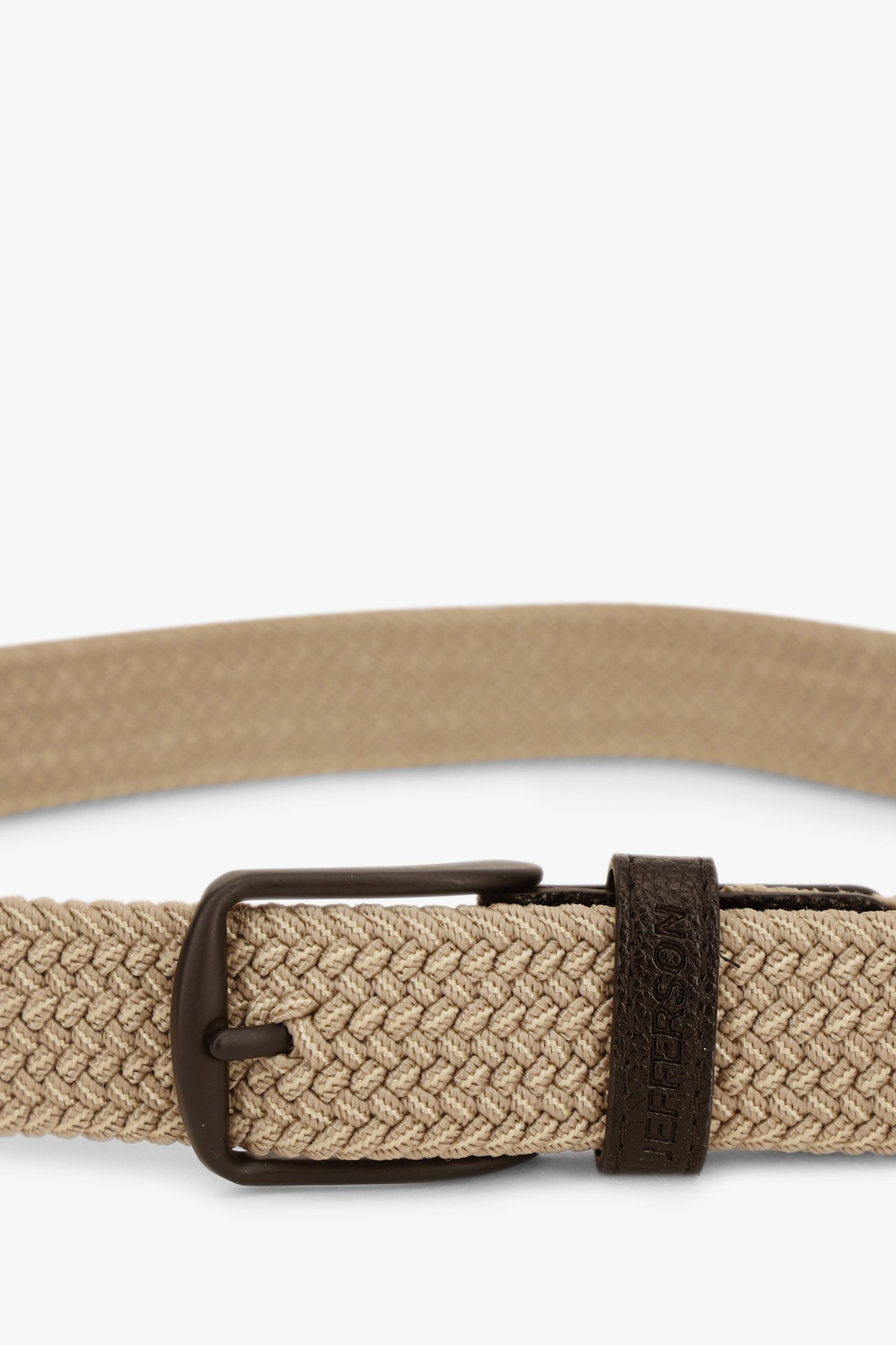 Beige gevlochten riem van Jefferson voor Heren