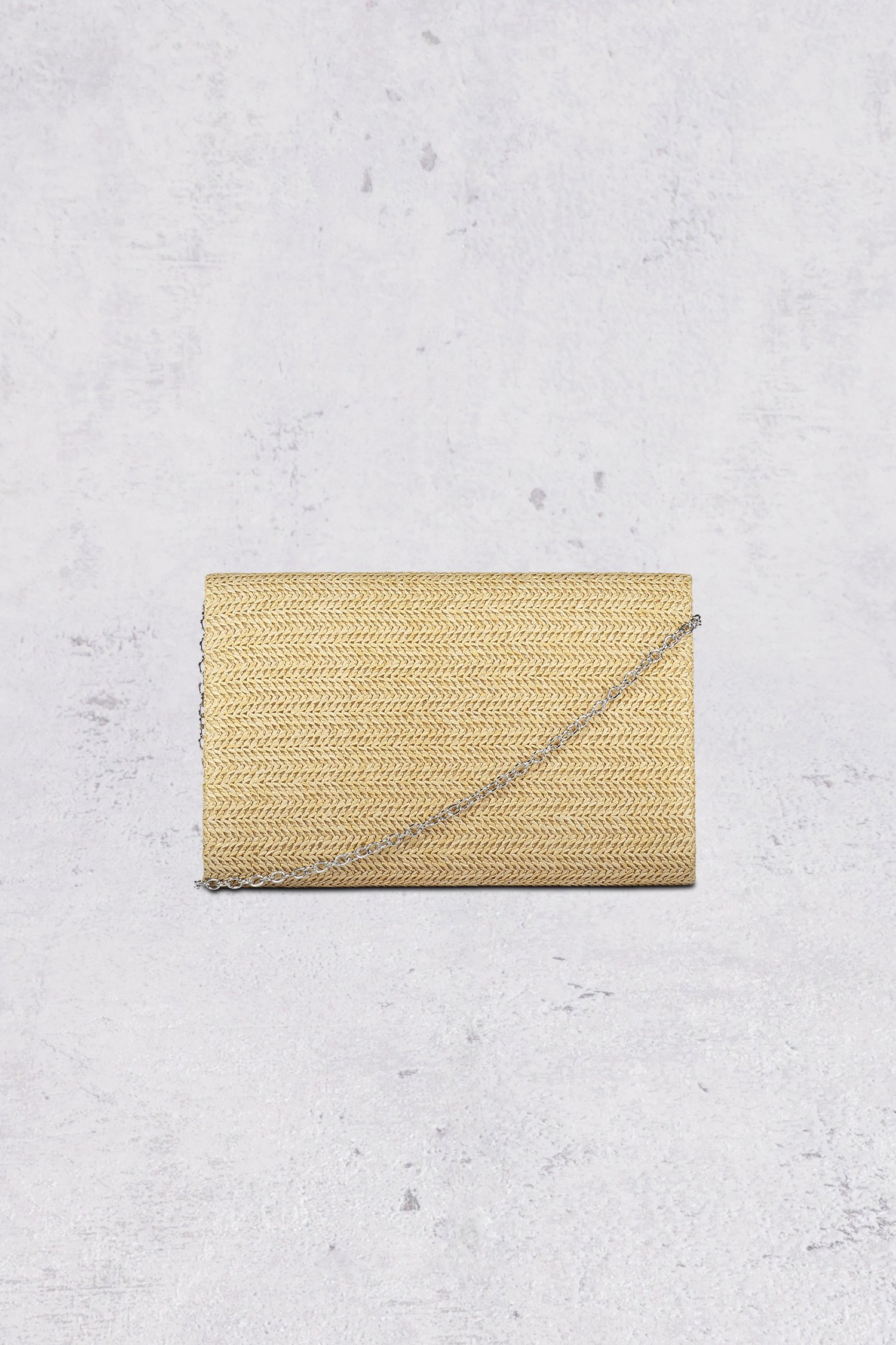 Beige geweven schoudertas met speelse afwerking van Bulaggi voor Dames