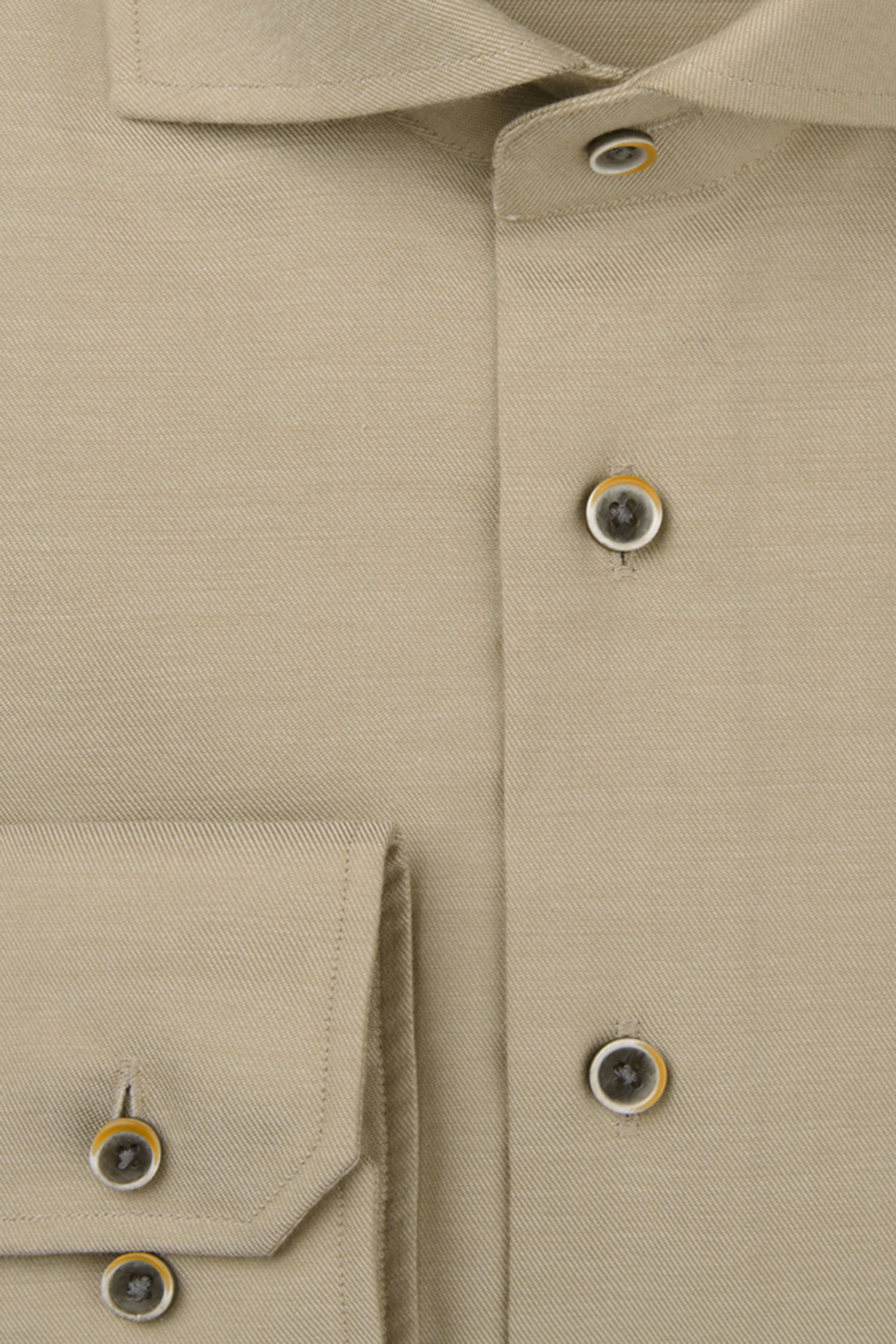 Productfoto 2 van Beige hemd - Slim fit  door Michaelis voor Heren