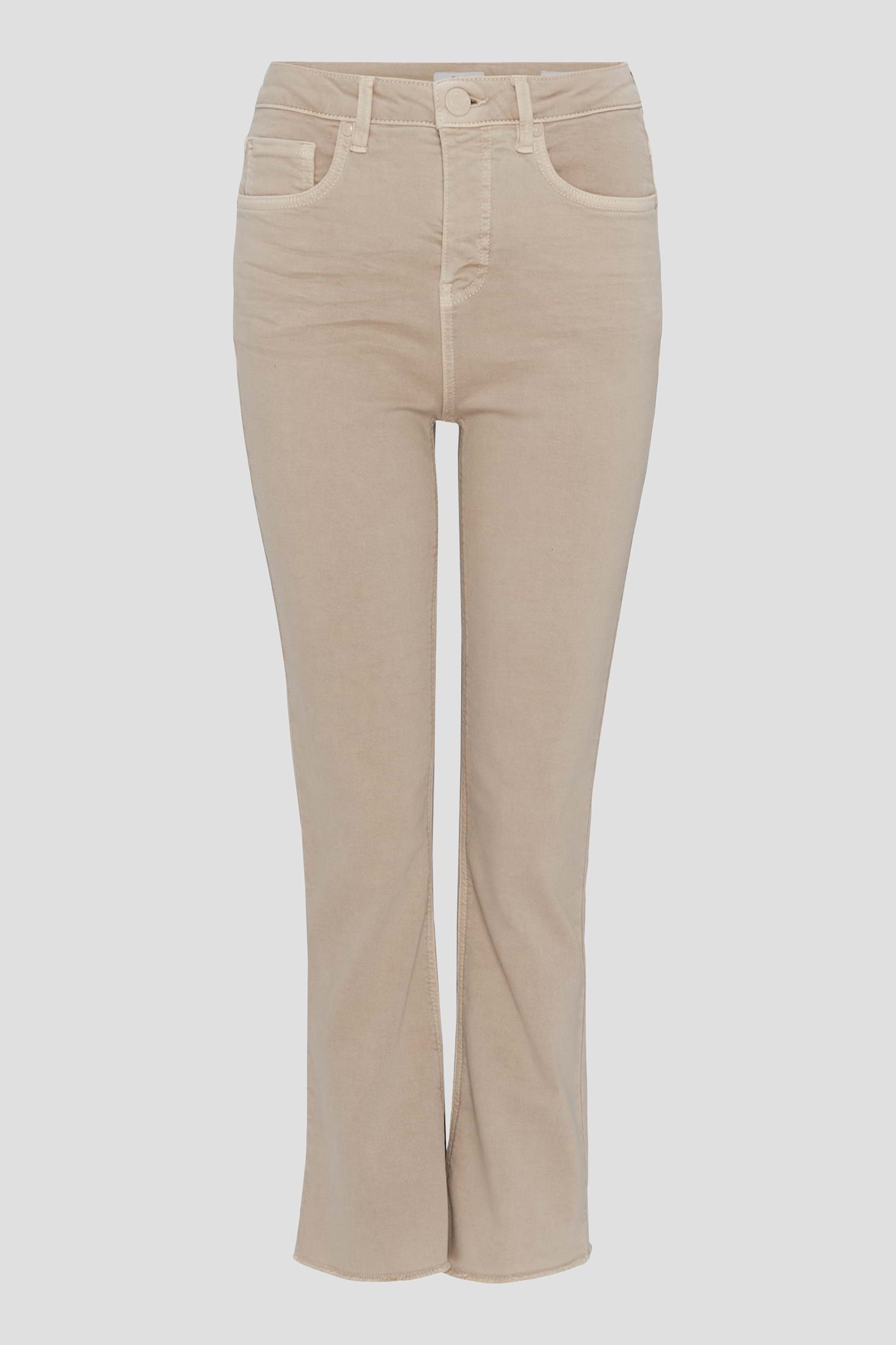 Beige jeans - Flared fit - 7/8 lengte van Opus voor Dames
