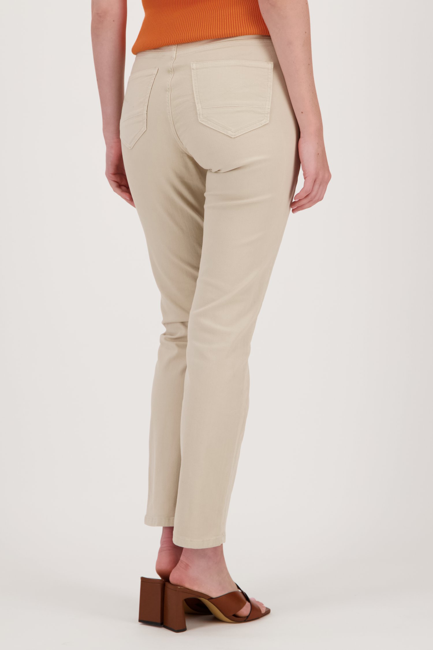 Beige jeans - Tammy - Straight fit van D'Auvry voor Dames
