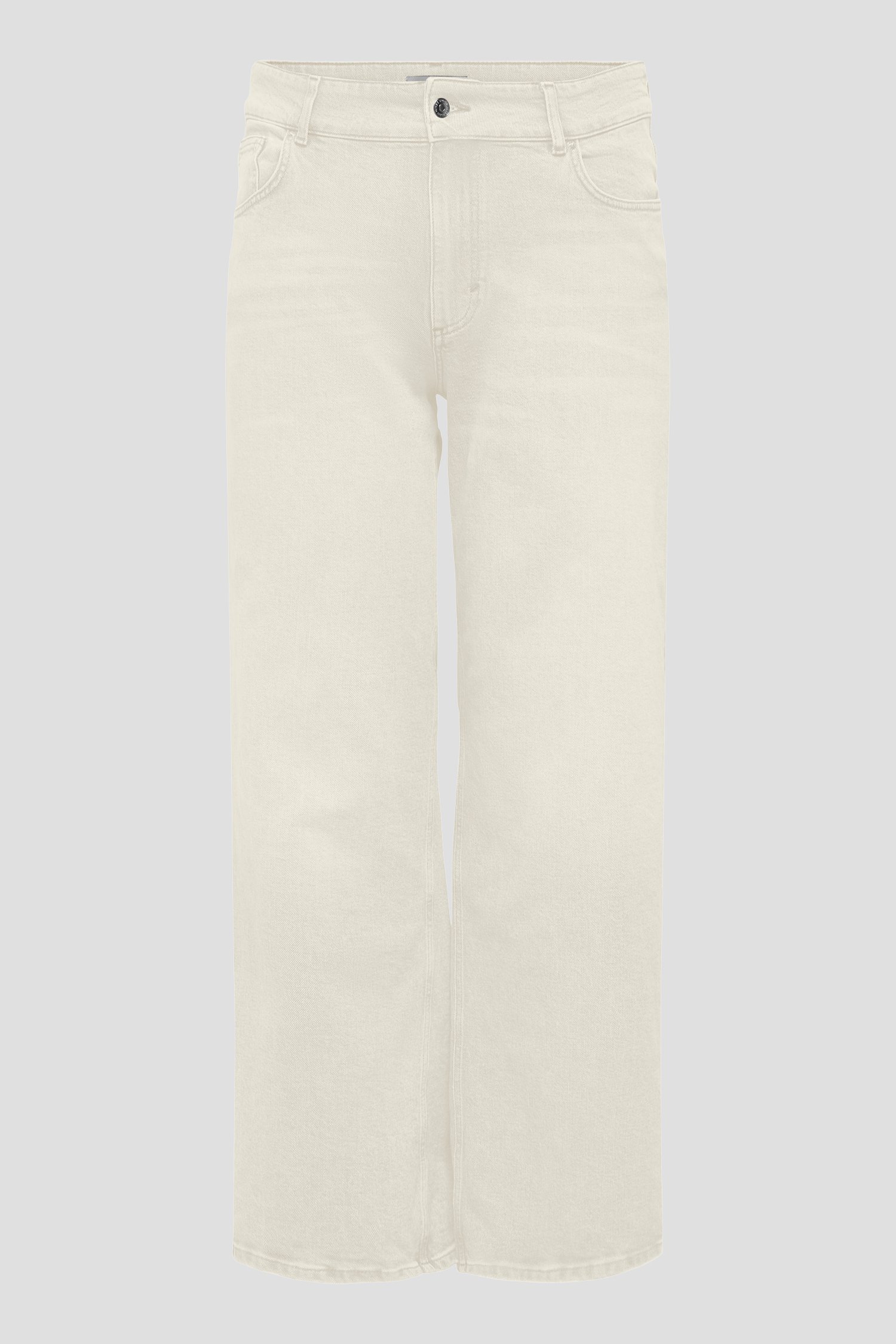Productfoto 1 van Beige jeans - Wide leg fit door ONLY Carmakoma voor Dames