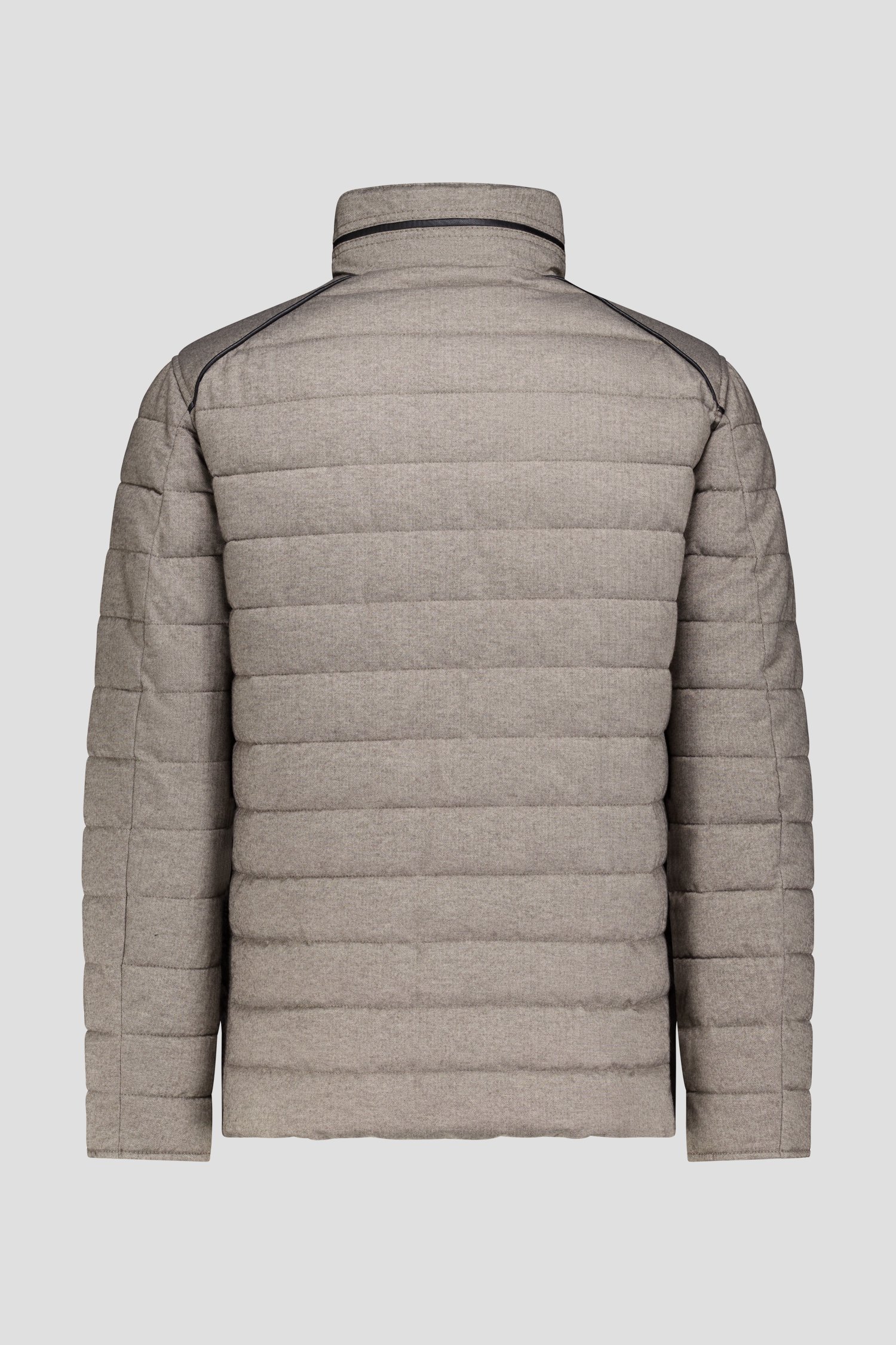 Productfoto 2 van Beige licht gewatteerde jas met visgraatmotief door Gate One voor Heren