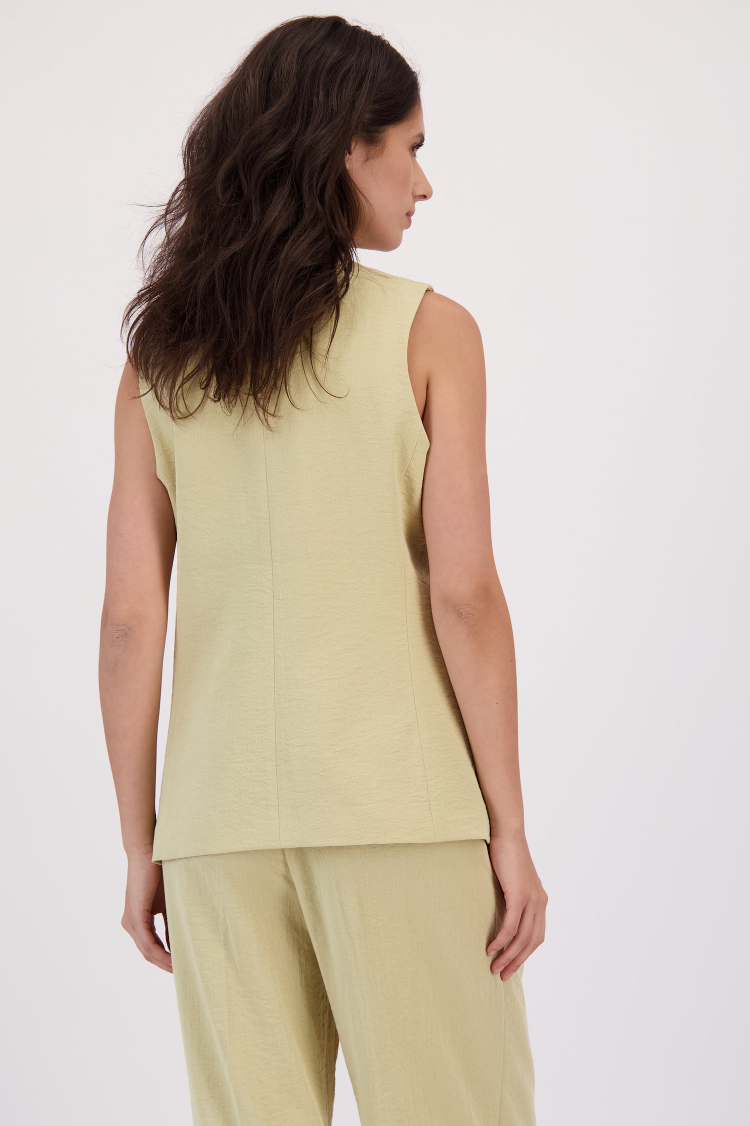 Achterkant van Beige mouwloze blazer door JDY voor Dames