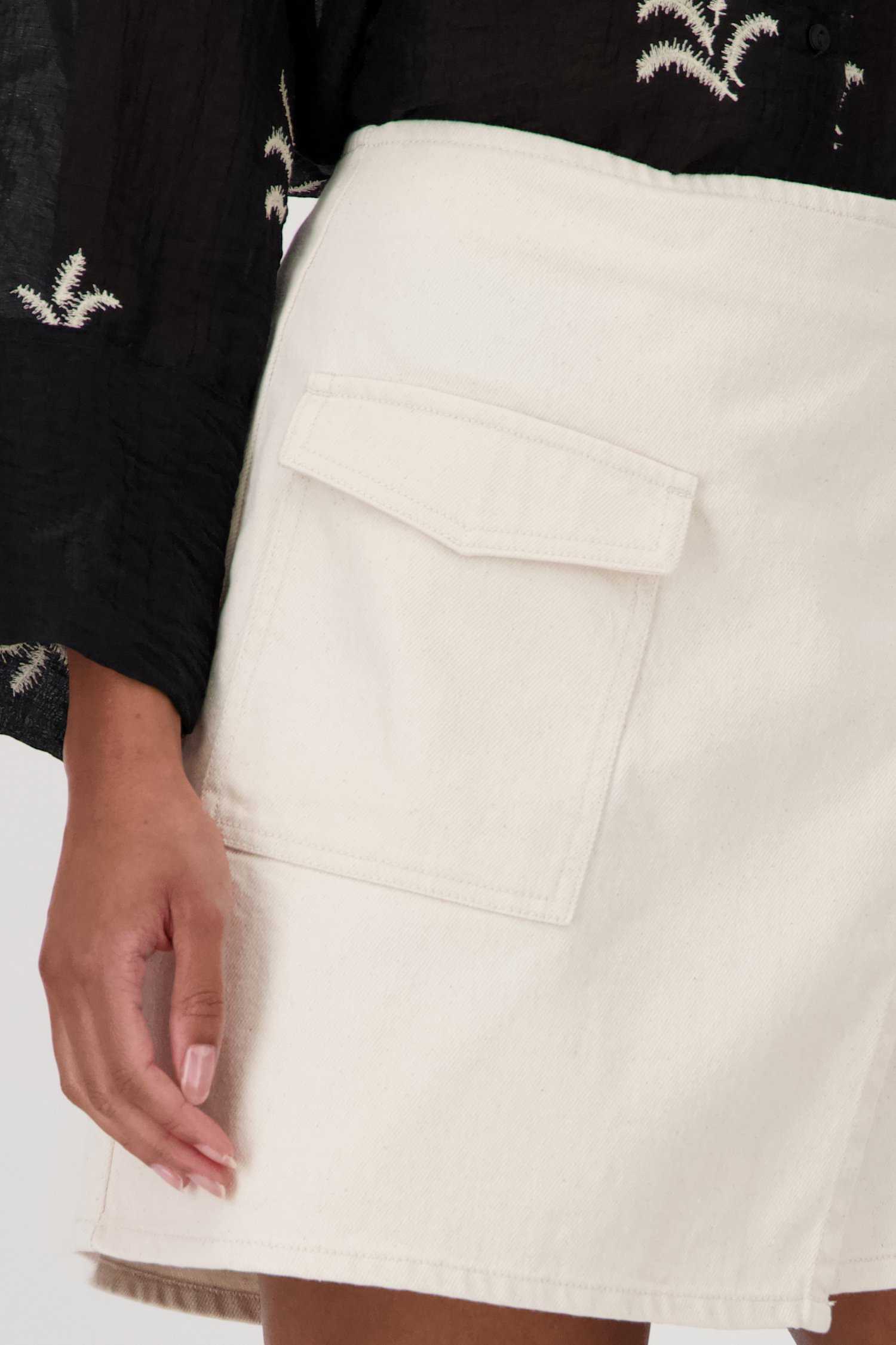 Beige overslagrok van JDY voor Dames