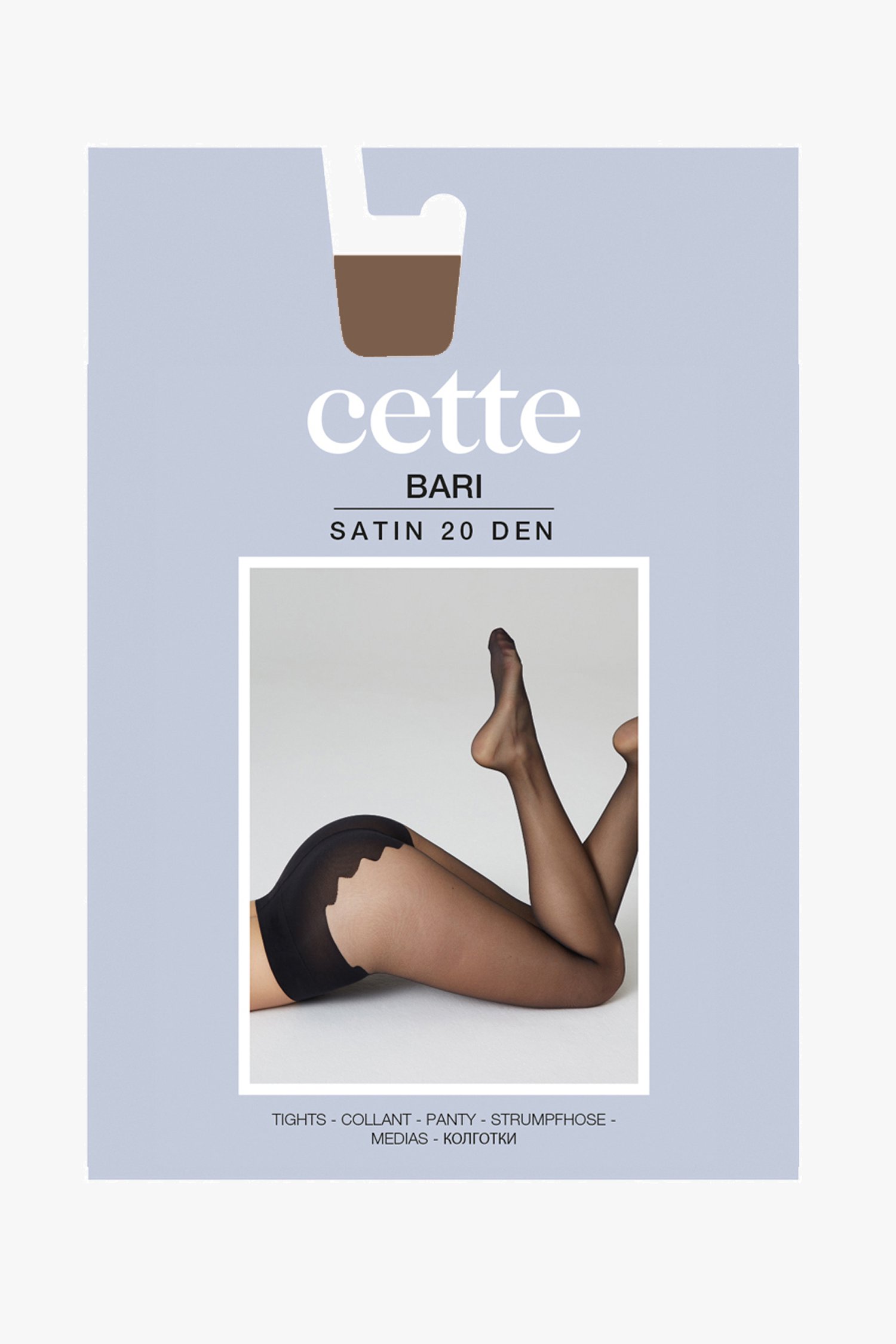 Beige panty Bari - 20 den van Cette voor Dames