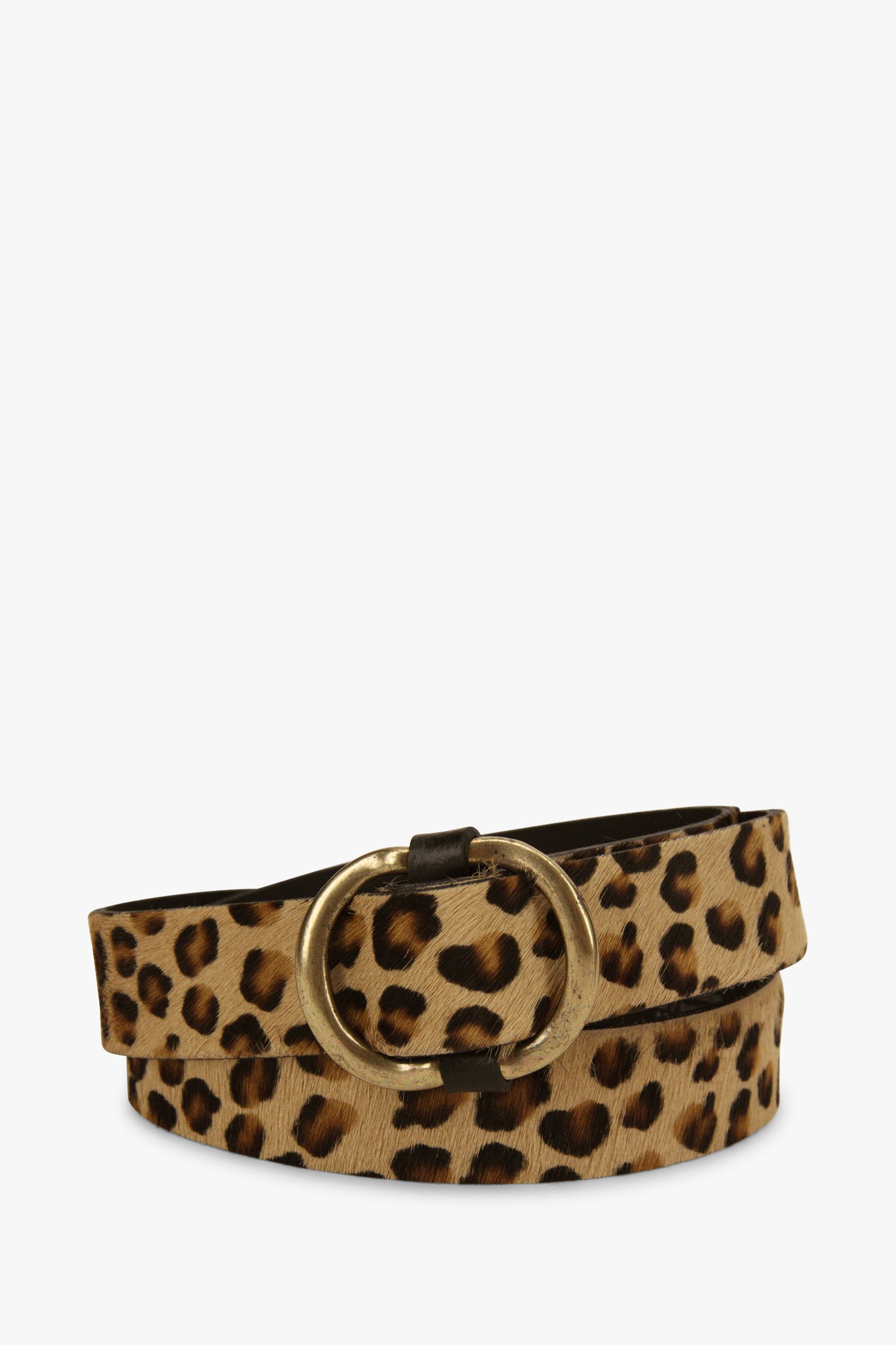 Beige riem met animal print van Liberty Island voor Dames