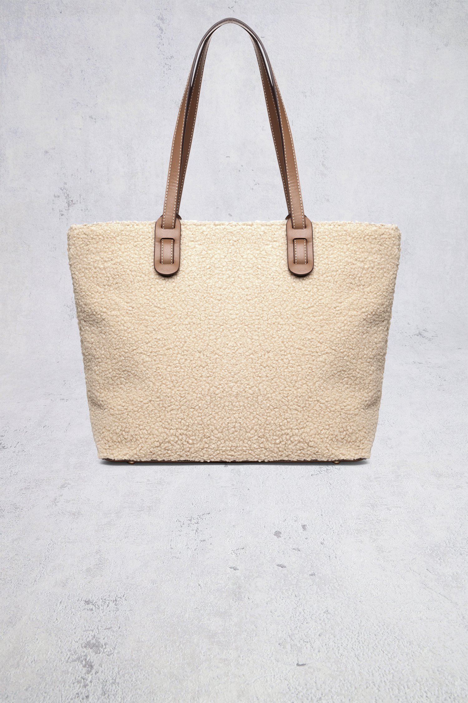 Extra foto 1 van Beige schoudertas met teddy door Laurent David voor Dames