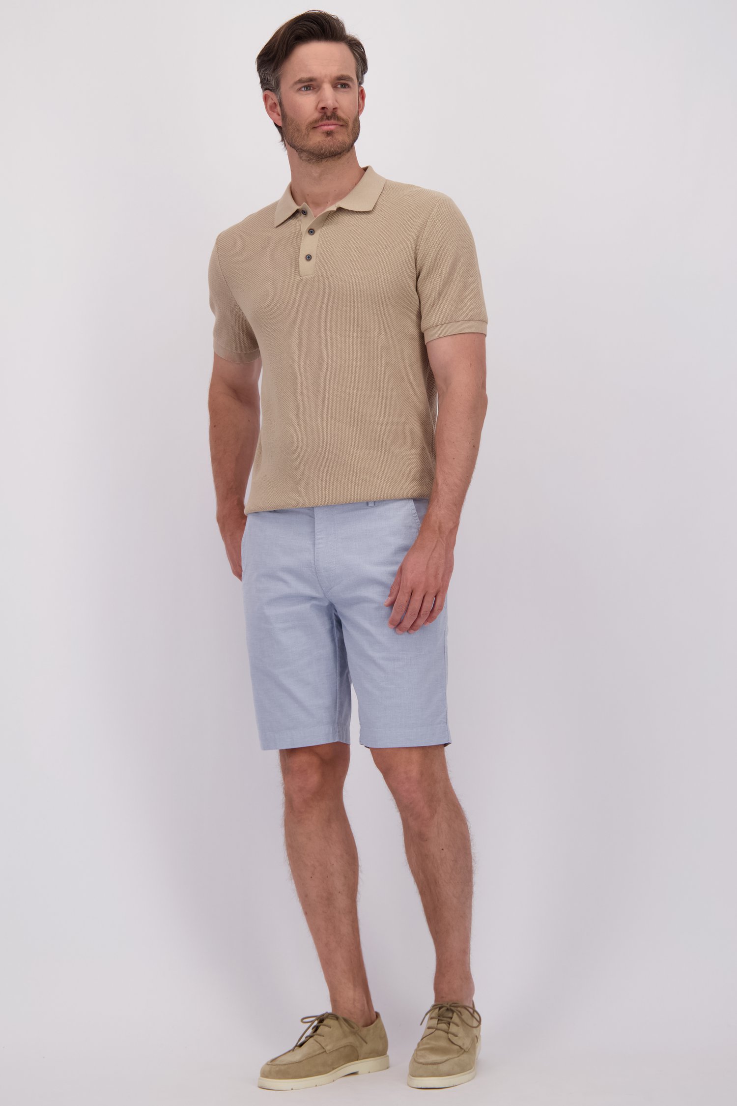 Le devant de Bermuda bleu clair  de Brassville pour Hommes