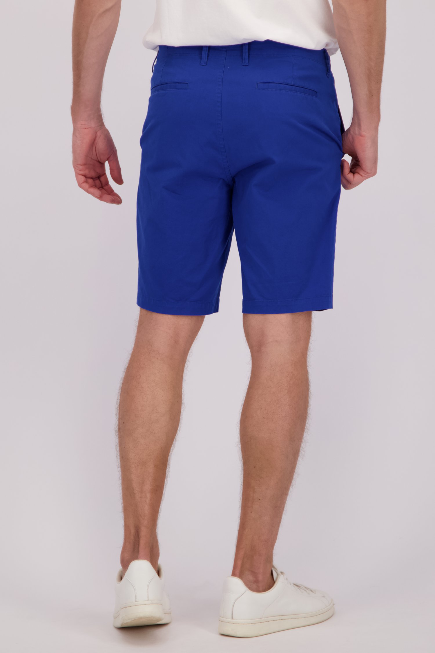 Bermuda bleu en coton stretch de Dansaert Blue pour Hommes
