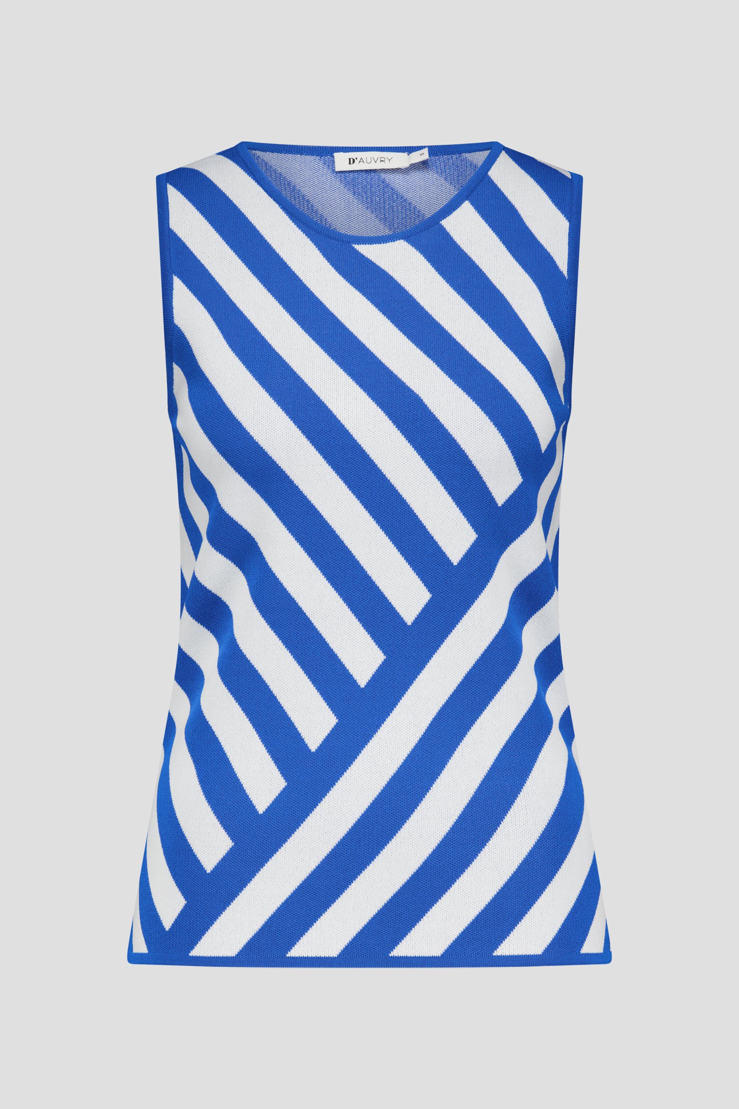 Blauw/ecru gestreepte top van D'Auvry voor Dames