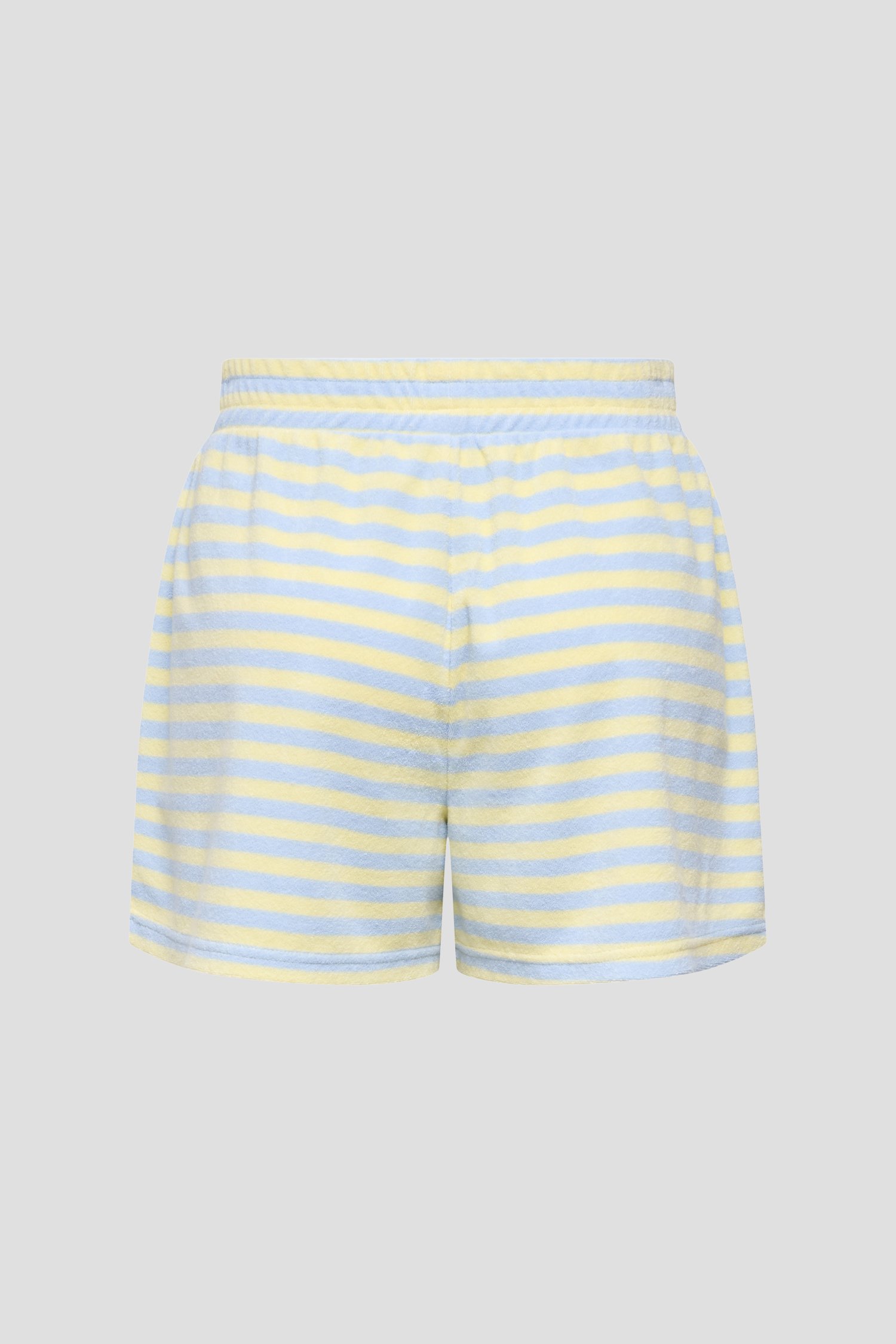 Productfoto 1 van Blauw-gele short in badstof door JDY voor Dames