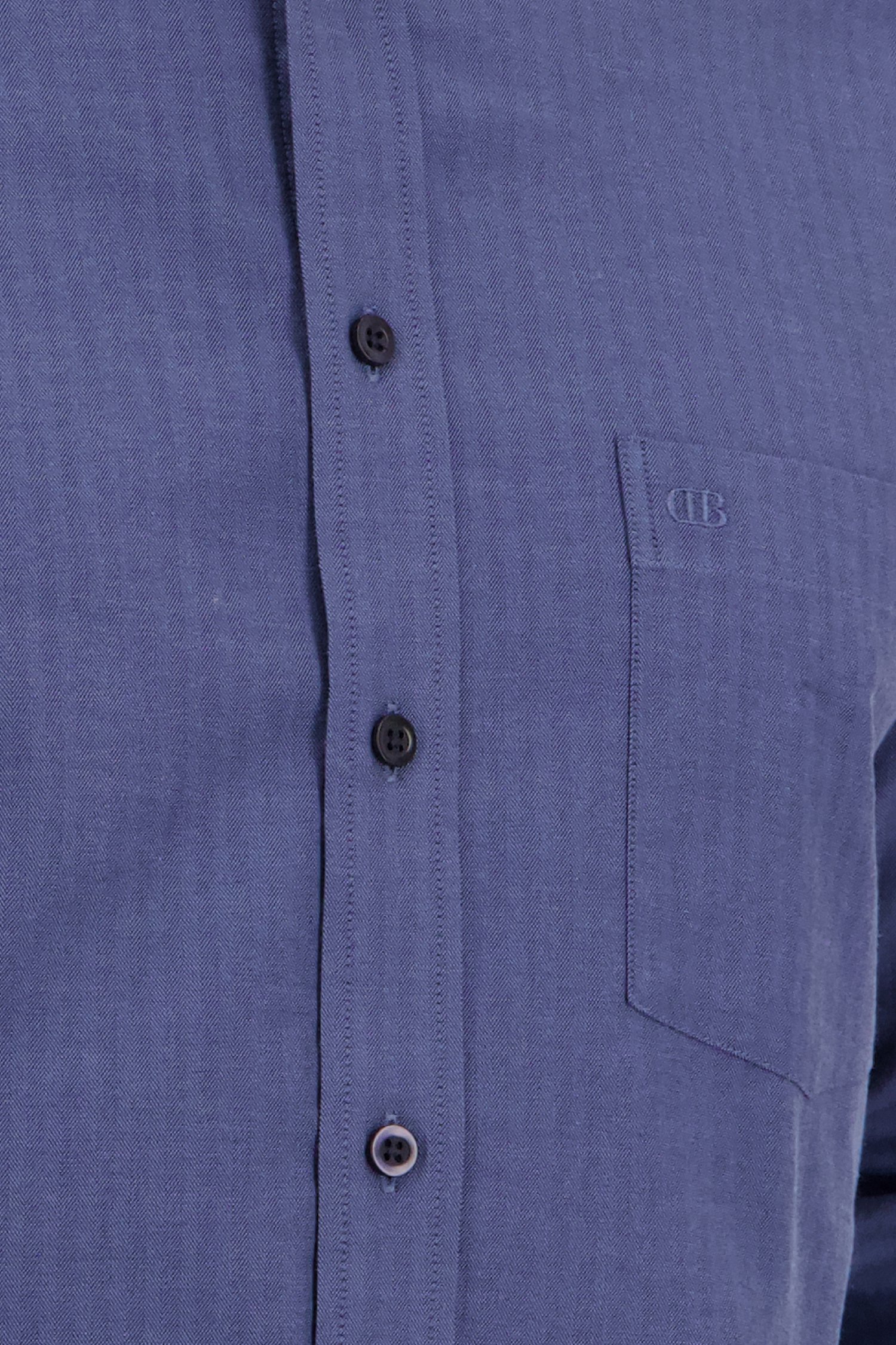 Blauw hemd - comfort fit van Dansaert Blue voor Heren