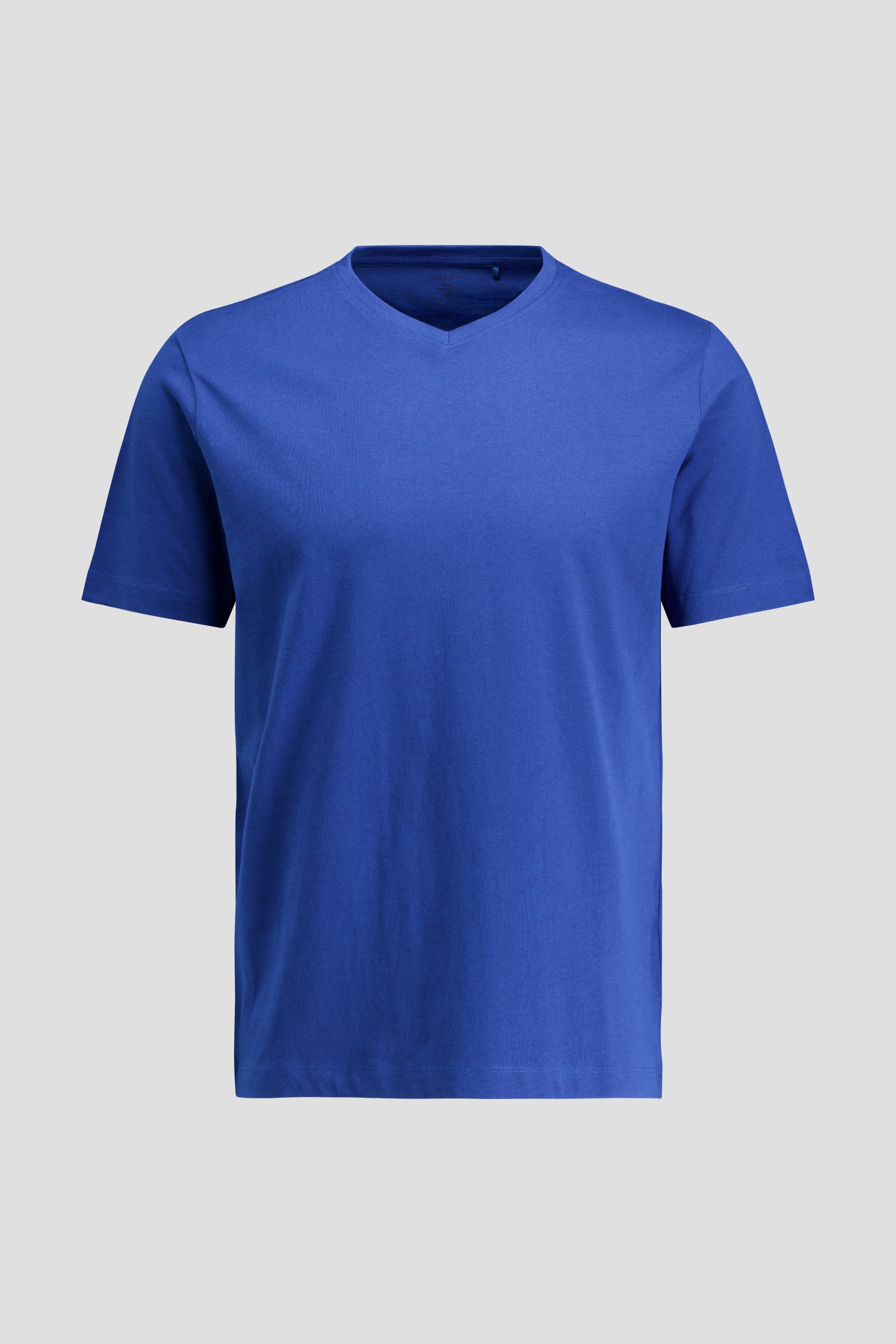 Productfoto 1 van Blauw T-shirt met V-hals door Liberty Island voor Heren
