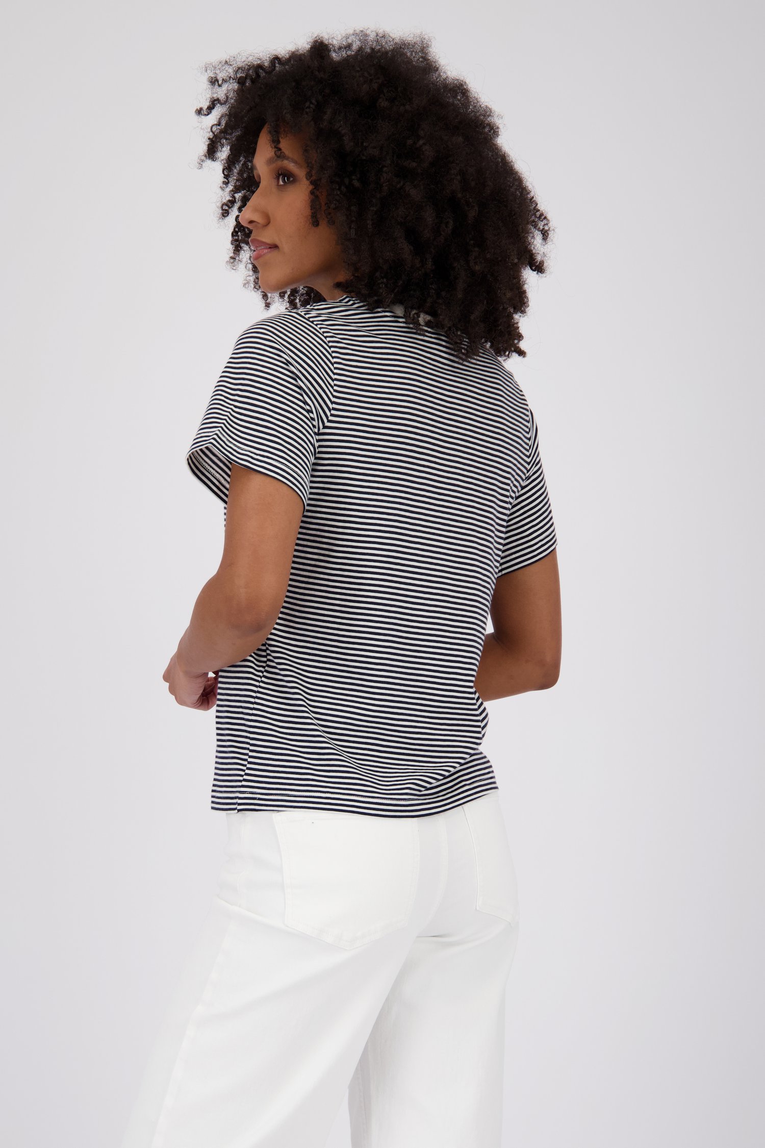 Blauw-wit gestreept T-shirt van JDY voor Dames