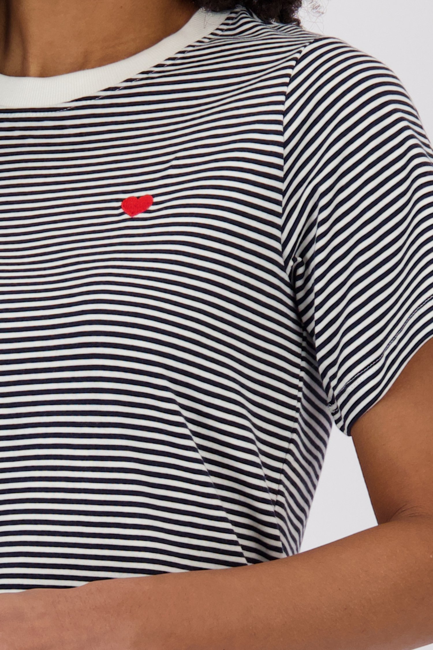 Blauw-wit gestreept T-shirt van JDY voor Dames
