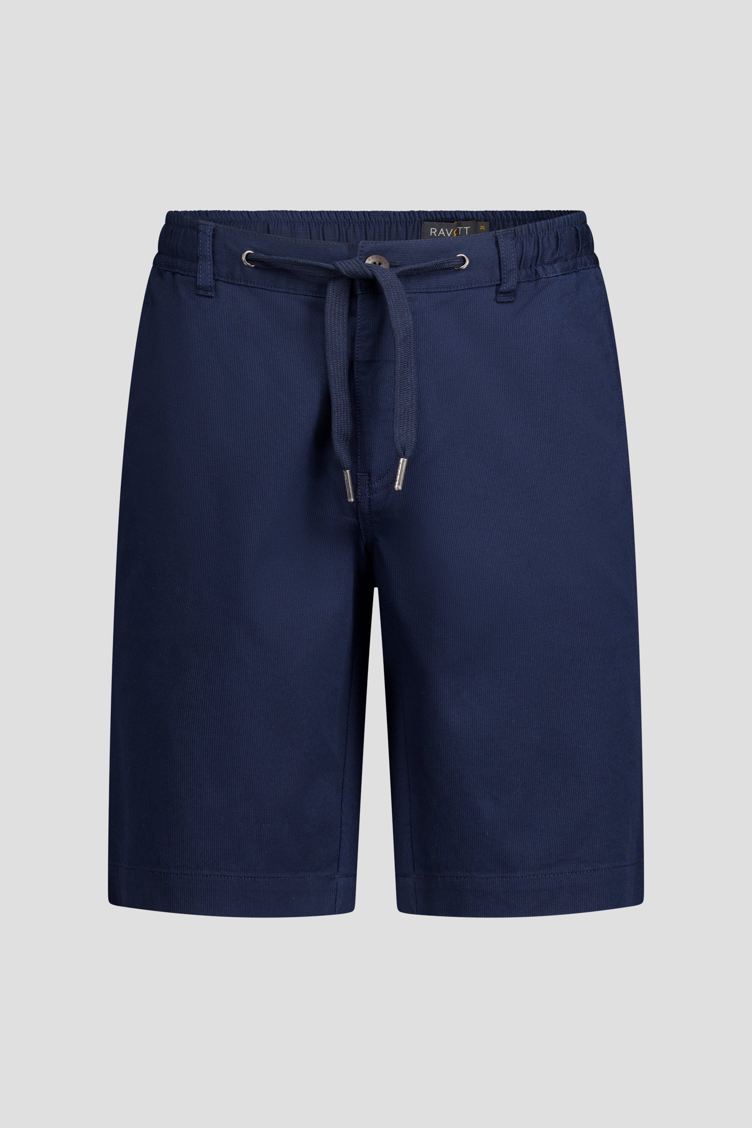 Productfoto 1 van Blauwe bermuda met elastische taille door Ravøtt voor Heren