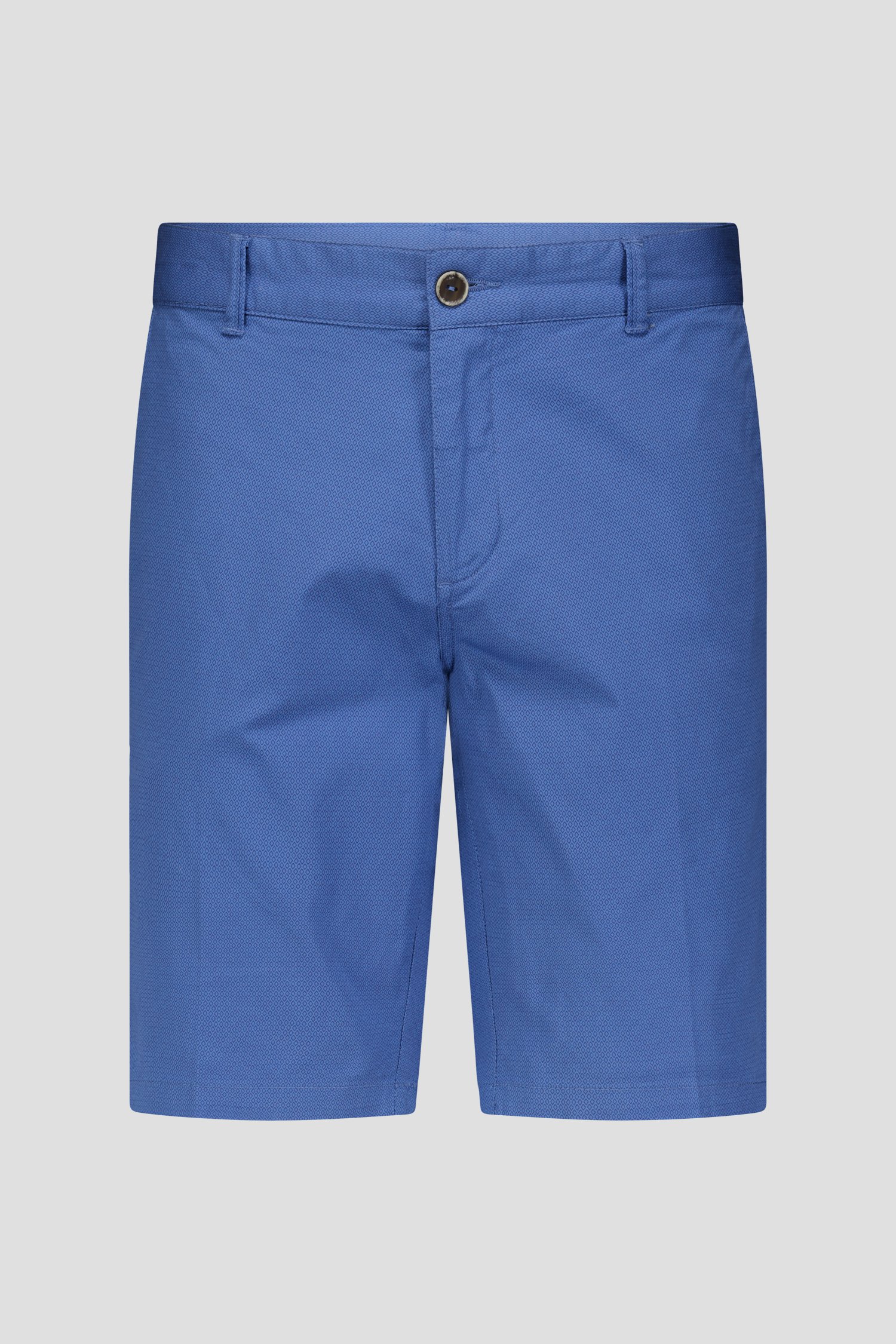 Productfoto 3 van Blauwe bermuda met ruitjesprint door Dansaert Blue voor Heren