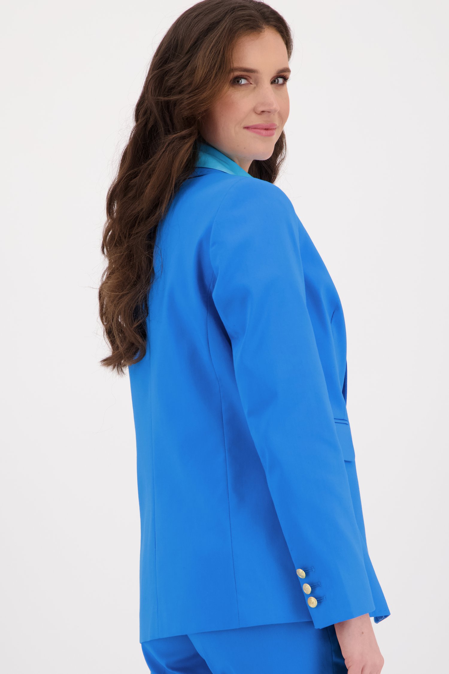 Blauwe blazer van More & More voor Dames