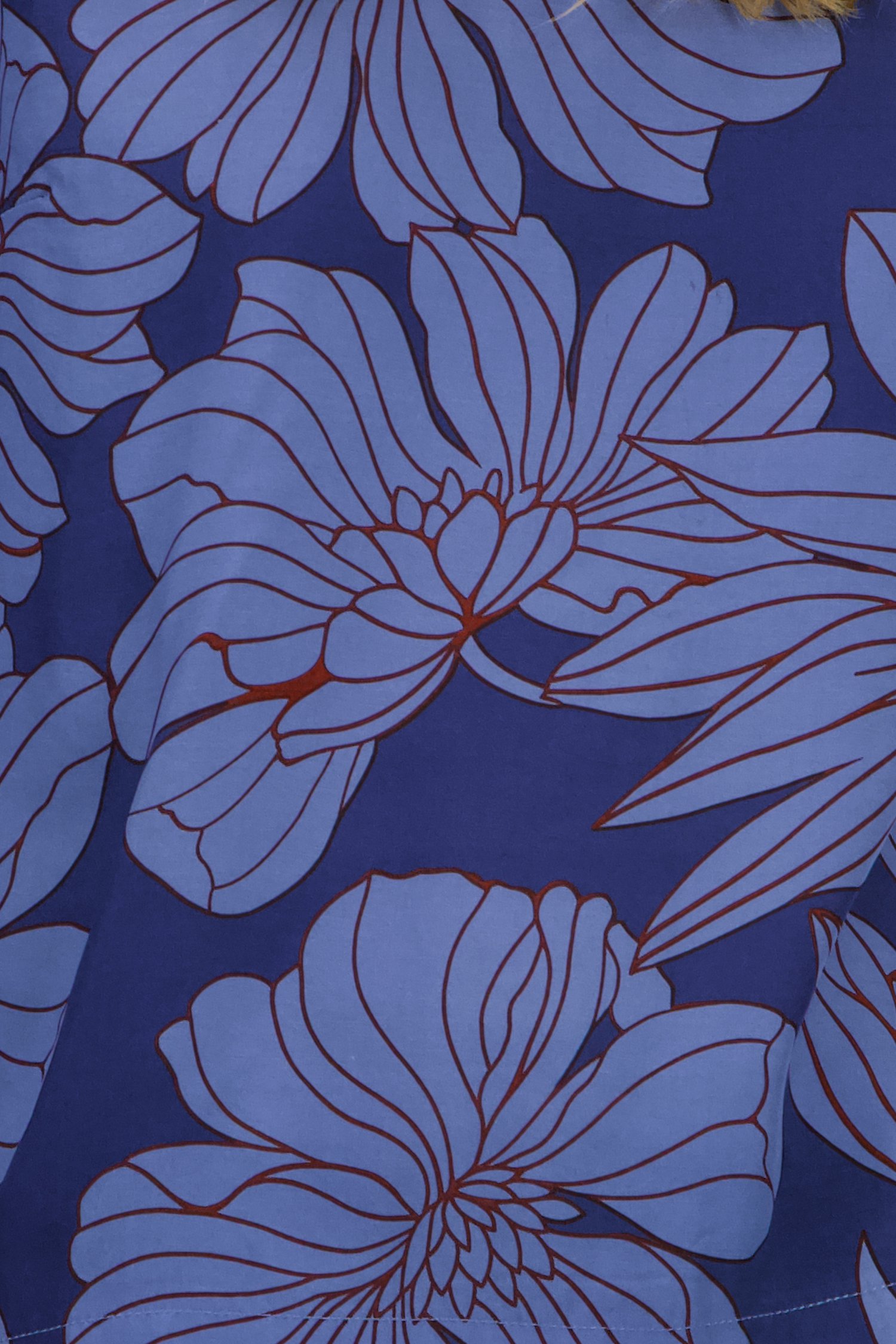Blauwe blouse met bloemenprint van Libelle voor Dames