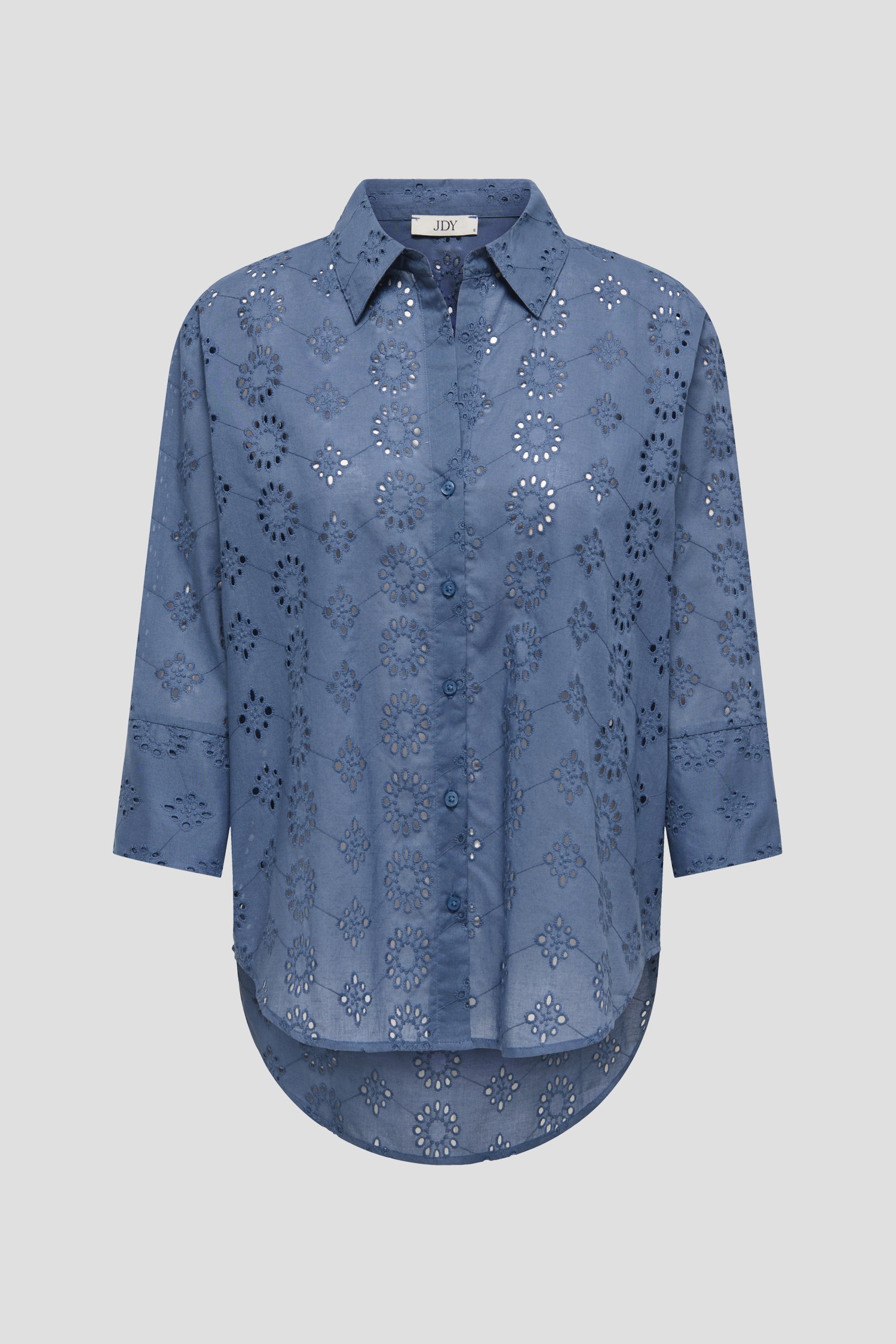 Productfoto 1 van Blauwe blouse met broderie anglaise door JDY voor Dames