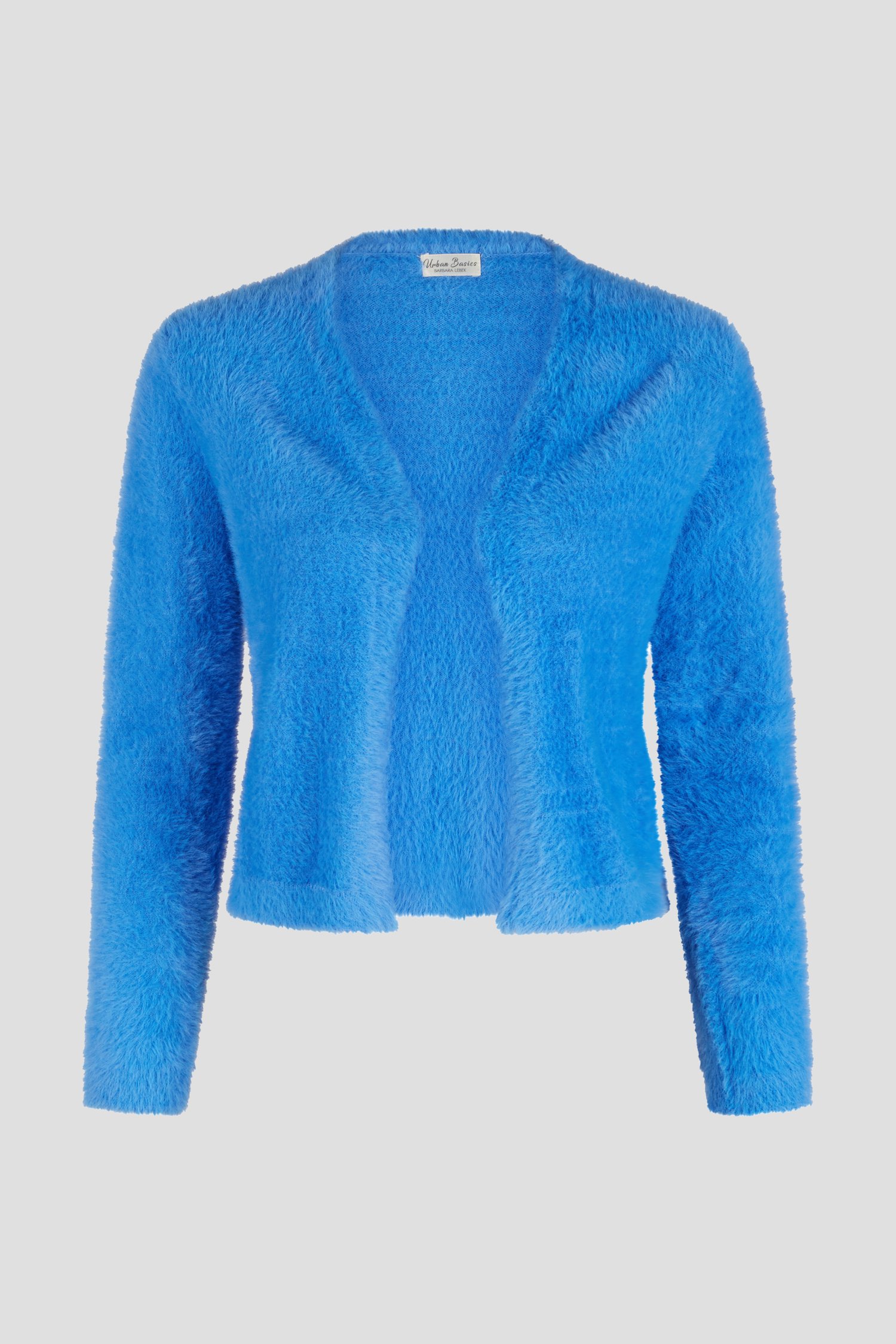 Blauwe cardigan zonder knopen van Barbara Lebek voor Dames